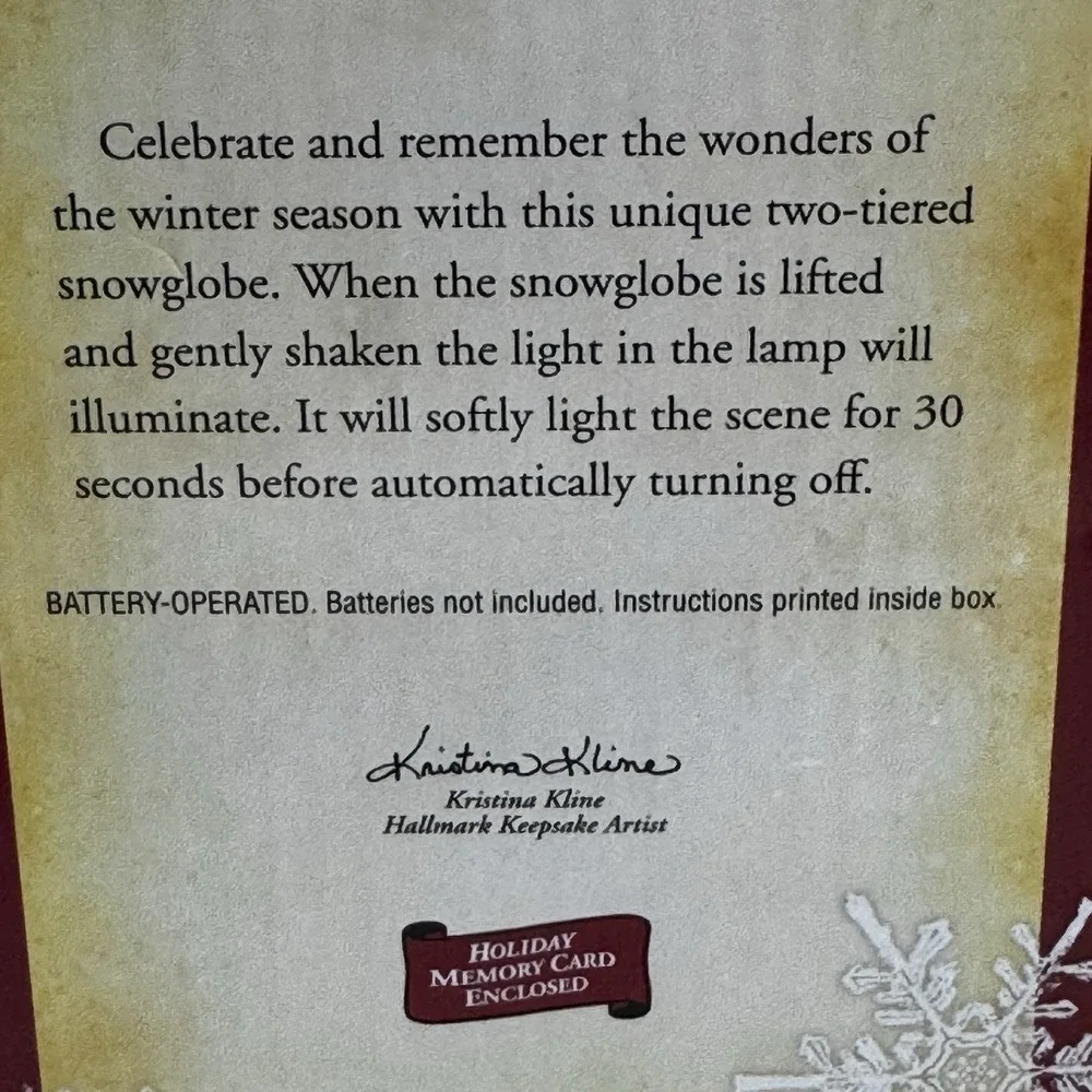 Hallmark keepsake ornament